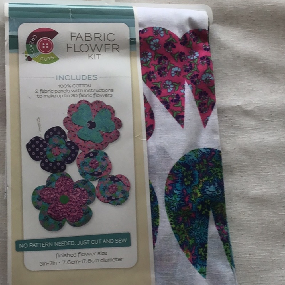 Fabric flower kit